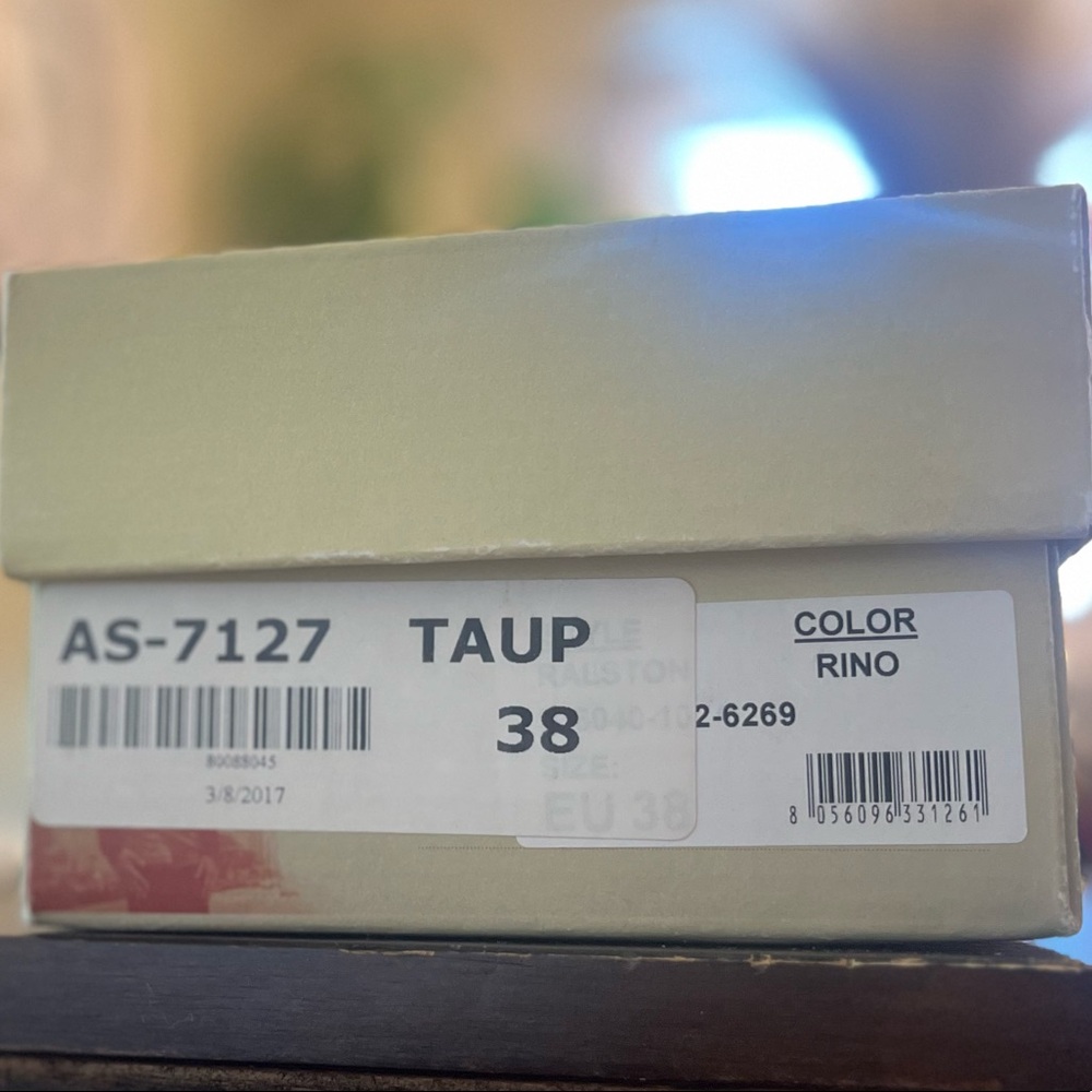 A.S. 98 Ralston strappy weave sandal in color taupe - Picture 6 of 6